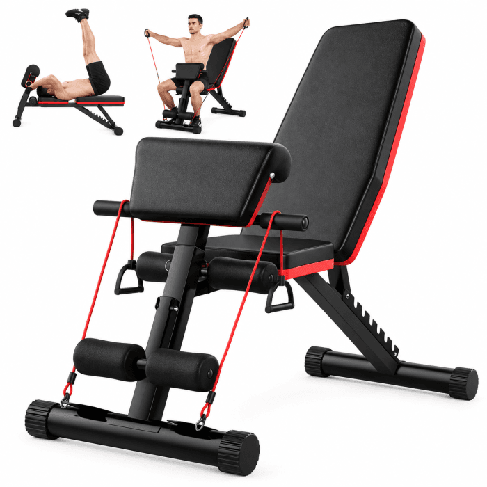 Banco Multifuncional Gimnasio Fitness 4 en 1 Plegable - Imagen 4
