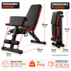 Banco Multifuncional Gimnasio Fitness 4 en 1 Plegable - Imagen 2