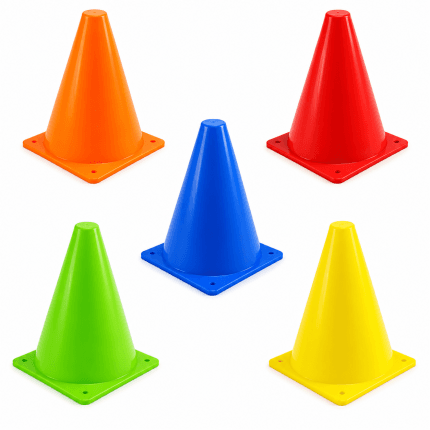 Cono Deportivo 18 cm | Entrenamiento de Agilidad, Velocidad y Coordinación