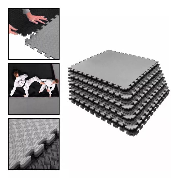 Tatami Negro+Gris 100 X 100 X 2.0 / 2.5 / 3.0 / 4.0 cm