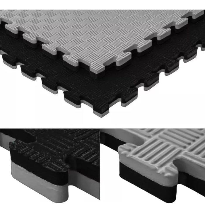 Tatami Negro+Gris 100 X 100 X 2.0 / 2.5 / 3.0 / 4.0 cm