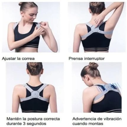 Corrector Postura Ajustable Sensor Inteligente - Safe Sport Chile