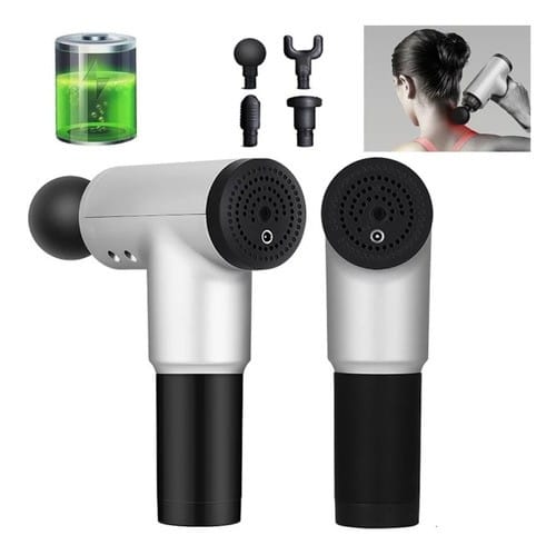 protector-de-codo Pistola Masaje Muscular 4 Accesorios 6 Velocidades - Safe Sport Chile