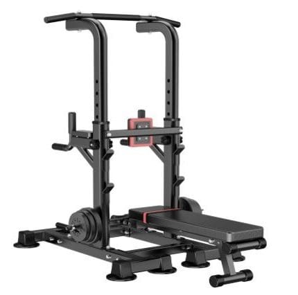 Power Tower estación multifuncional con banca (Home GYM) - Safe Sport Chile
