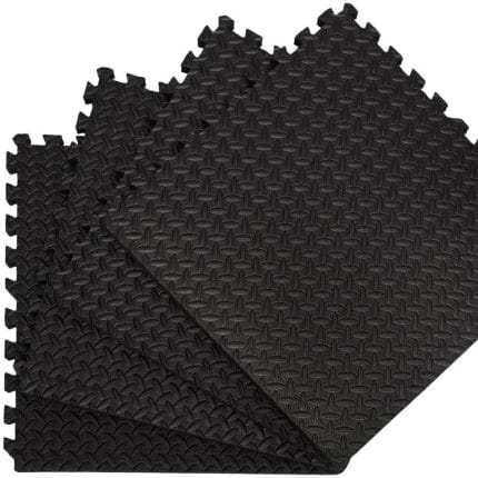 Tatami Eva Negro 4 Piezas 60 X 60 X 1.2 cm - Safe Sport Chile