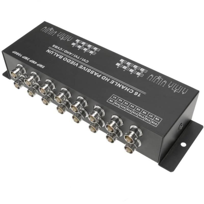 video-balun-pasivo-16-canales-rackeable Video Balun Pasivo 16 Canales - Safe Sport Chile