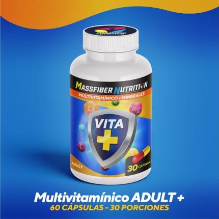 VITA+ PARA ADULTOS 30 CAPSULAS MASSFIBER NUTRITION - Safe Sport Chile