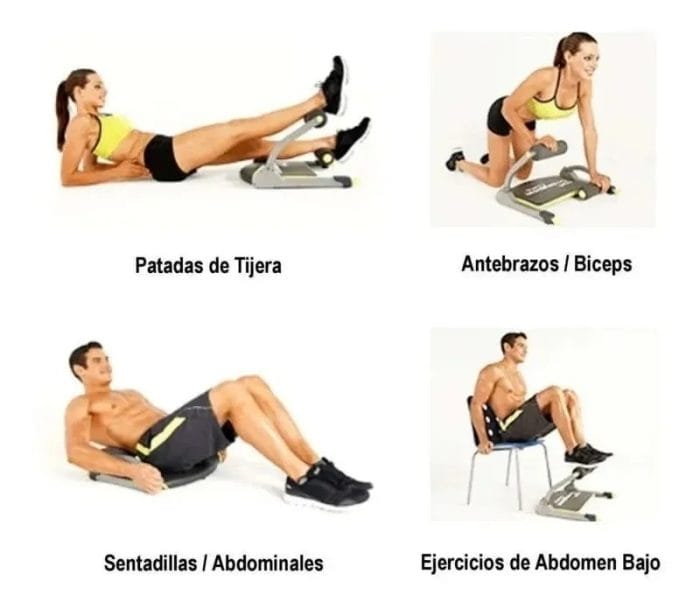 Máquina Ejercitador de Abdomen - Vista 2 - Safe Sport Chile