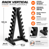 Rack Mancuernas Hexagonales 10 Pares - Vista 1 - Safe Sport Chile