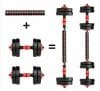 Set 40 kg Mancuernas Ajustables | Full Body - Vista 1 - Safe Sport Chile