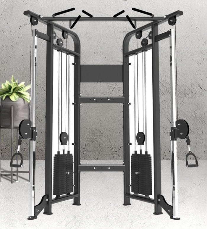 Máquina de entrenamiento Profesional Poleas cruzadas 140 kg - Vista 1 - Safe Sport Chile