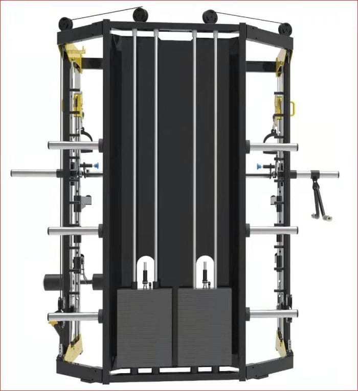 Full Smith Machine Multifuncional con polea - Vista 3 - Safe Sport Chile
