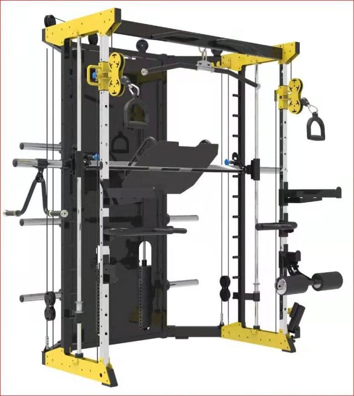 Full Smith Machine Multifuncional con polea - Safe Sport Chile