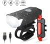 Pack Luces para Bicicleta Delantera y Trasera | Recargables USB con Múltiples Modos - Safe Sport Chile