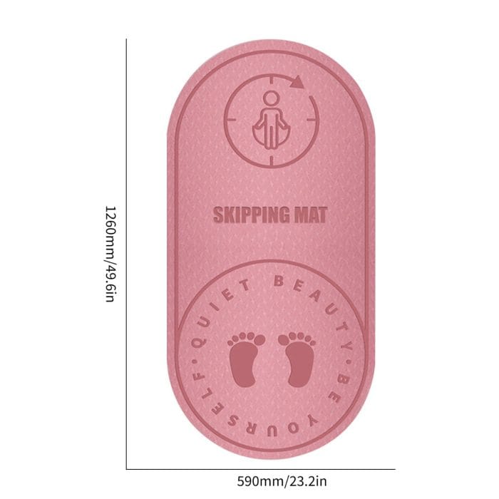 Colchoneta Yoga Silenciosa Amortiguadora Antideslizante 6mm - Safe Sport Chile