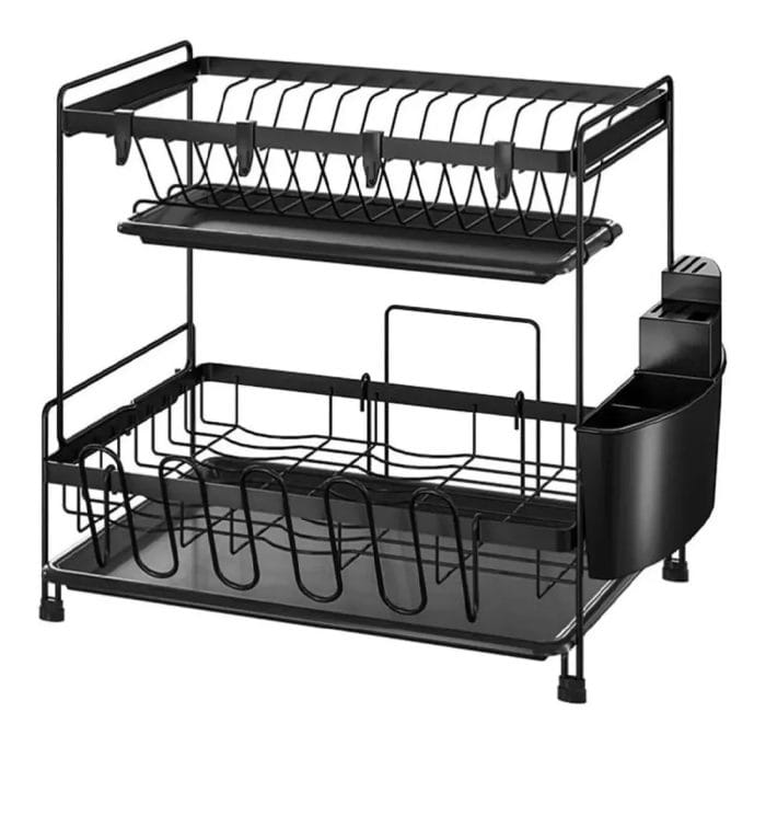 Secador Escurridor De Loza Platos 2 Niveles Elegante Modelo - Vista 2 - Safe Sport Chile