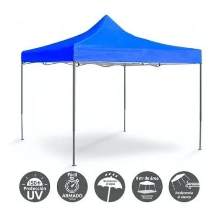 Toldo Plagable 3x3 Metalico Antioxidable Impermeable - Safe Sport Chile