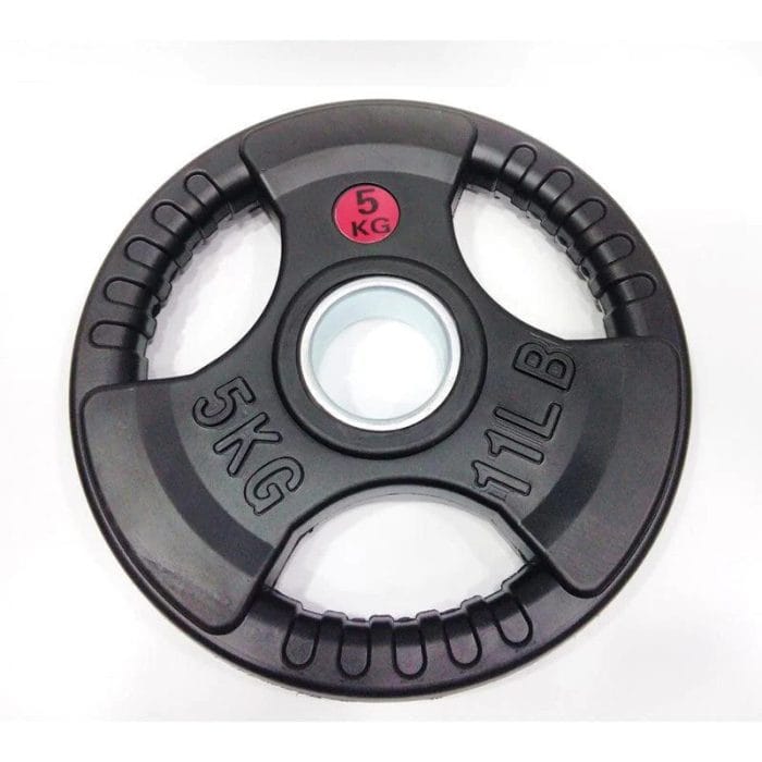 Disco Olimpico Engomado 5 kg - Vista 1 - Safe Sport Chile