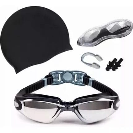 Kit Natación Gafas Gorro Natación Tapa Oídos Y Nariz - Safe Sport Chile