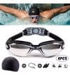 Kit Natación Gafas Gorro Natación Tapa Oídos Y Nariz - Vista 1 - Safe Sport Chile