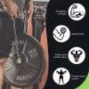 Cinturón De Lastre Para Pesos Con Cadena Calistenia Crossfit - Vista 4 - Safe Sport Chile