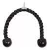 Cuerda Tríceps Crossfit 70cm Negra | Accesorio para Polea Gimnasio y Entrenamiento de Fuerza - Safe Sport Chile