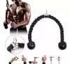 Cuerda Tríceps Crossfit 70cm Negra | Accesorio para Polea Gimnasio y Entrenamiento de Fuerza - Vista 3 - Safe Sport Chile