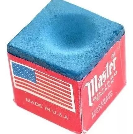 Pack 12 Tizas The Master para Taco de Pool | Tiza Azul Profesional USA - Safe Sport Chile