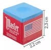 Pack 12 Tizas The Master para Taco de Pool | Tiza Azul Profesional USA - Vista 3 - Safe Sport Chile