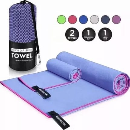 Set De 3 Toallas De Microfibra Secado Rapido Portatil - Safe Sport Chile