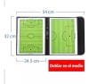 Tablero Táctico De Fútbol Técnico Doble Cara Magnético - Vista 2 - Safe Sport Chile