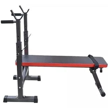Banco Plegable Soporte Para Barra Pesas - Safe Sport Chile