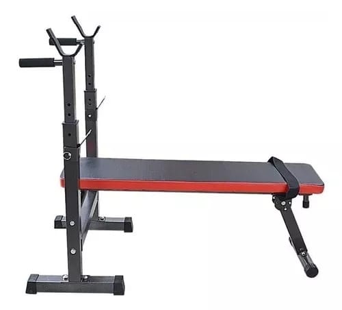 Banco Plegable Soporte Para Barra Pesas - Safe Sport Chile