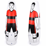 Barrera Inflable Fútbol Entrenamiento 175x50cm Roja | Obstáculo Profesional PVC con Base Rellenable