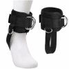 Par Tobilleras para Polea Negras con Pedal | Entrenamiento de Glúteos y Piernas - Vista 1 - Safe Sport Chile