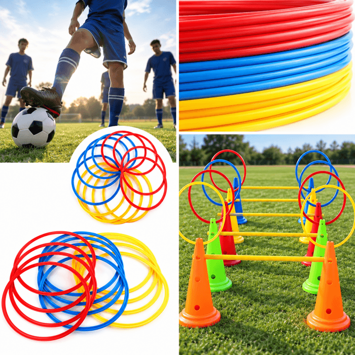 Anillo de Agilidad 40 cm | Entrenamiento de Velocidad, Coordinación y Reacción - Vista 3 - Safe Sport Chile