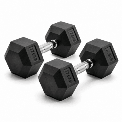 Par Mancuerna Hexagonal 17.5 kg - Safe Sport Chile
