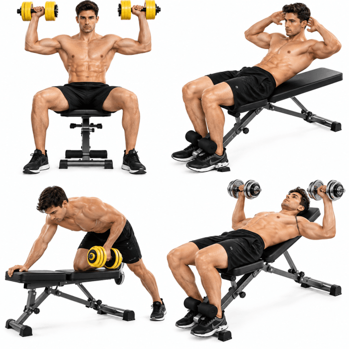 Banco de Pesas Plegable Ajustable - Imagen 4