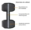 Par Mancuernas Hexagonales de Cemento – Entrena en Casa o Donde Quieras - Vista 1 - Safe Sport Chile