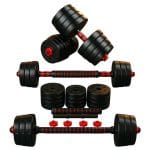 Set De Mancuernas Barra Armable Ajustable 10 kg - Safe Sport Chile