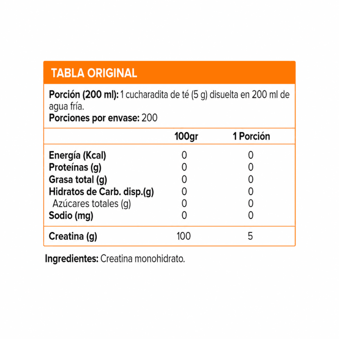 Creatina Ultimate Nutrition 100% Monohidratada 1000g