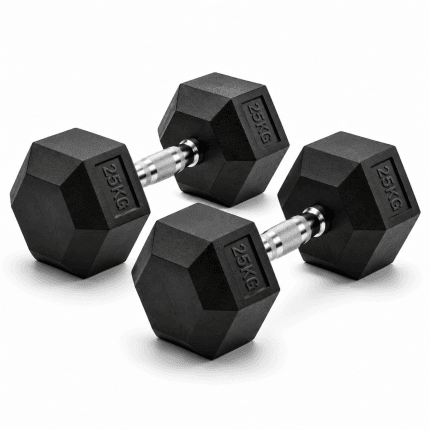 Par Mancuernas Hexagonales 25 kg - Safe Sport Chile