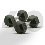 Par Mancuernas Hexagonales 40 kg - Safe Sport Chile