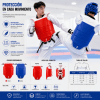 Protector de Pecho Taekwondo WTF | PU + EVA Doble Capa | Tallas 1 a 5 - Vista 1 - Safe Sport Chile