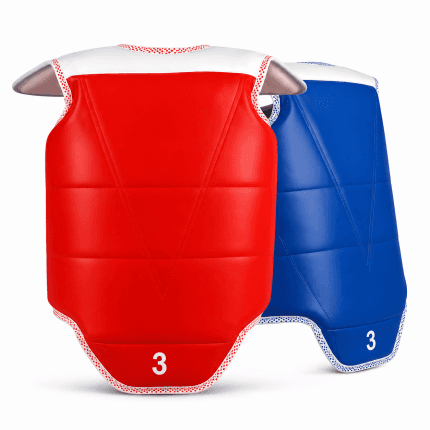 Protector de Pecho Taekwondo WTF | PU + EVA Doble Capa | Tallas 1 a 5 - Safe Sport Chile