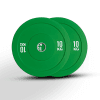 Par Discos Olímpicos Bumper 10 kg Profesional (20 kg Total) - Safe Sport Chile