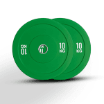 Par Discos Olímpicos Bumper 10 kg Profesional (20 kg Total) - Safe Sport Chile