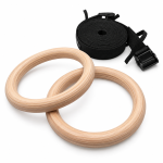 Anillos Olímpicos de Madera con Correas Ajustables Safe Sport Chile