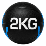 Balón Medicinal Entrenamiento Funcional 2 kg | Balón Fitness Antideslizante para Fuerza y Core - Safe Sport Chile