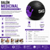 Balón Medicinal Entrenamiento Funcional 5 kg | Balón Fitness Antideslizante para Fuerza y Core - Vista 1 - Safe Sport Chile